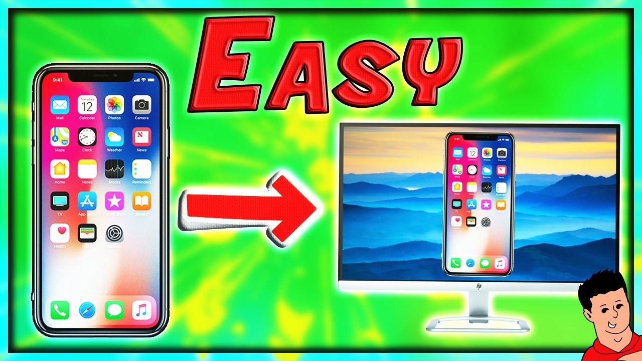 How To Mirror iPhone Screen To PC Without 5k Player - YouTube