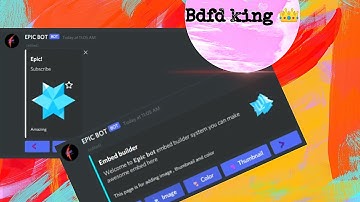 Discord bot advanced embed command with buttons