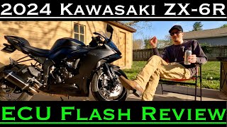 Moore Mafia ECU Flash / Ride and Review / Ultimate Pops & Bangs Tune / 2024 Kawasaki Ninja ZX6R