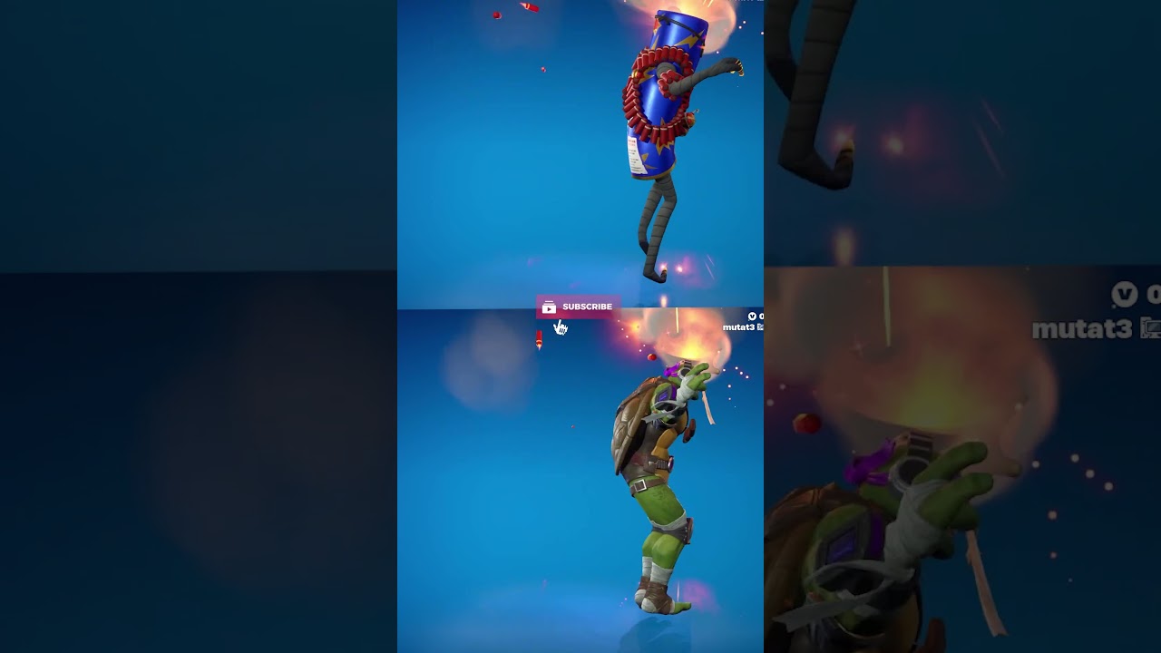 Donatello doing Short Fuse Built In Emote 