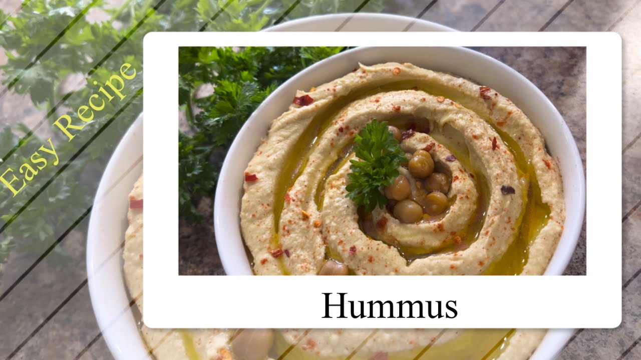 Easy Hummus Recipe - YouTube
