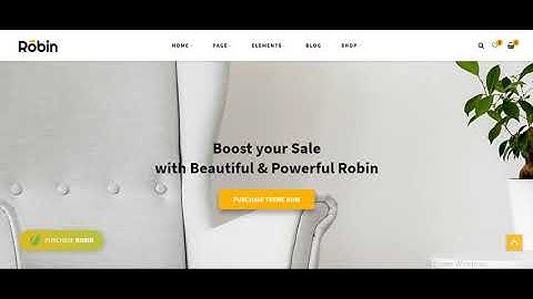 Robin   A Furniture WooCommerce WordPress Theme