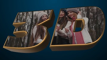 Add video on 3D text with Element 3D - After Effects tutorial