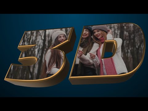Add video on 3D text with Element 3D - After Effects tutorial