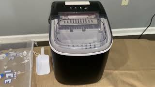Countertop Ice Maker Review  Ice Maker Machine 6 Mins 9 Bullet Ice