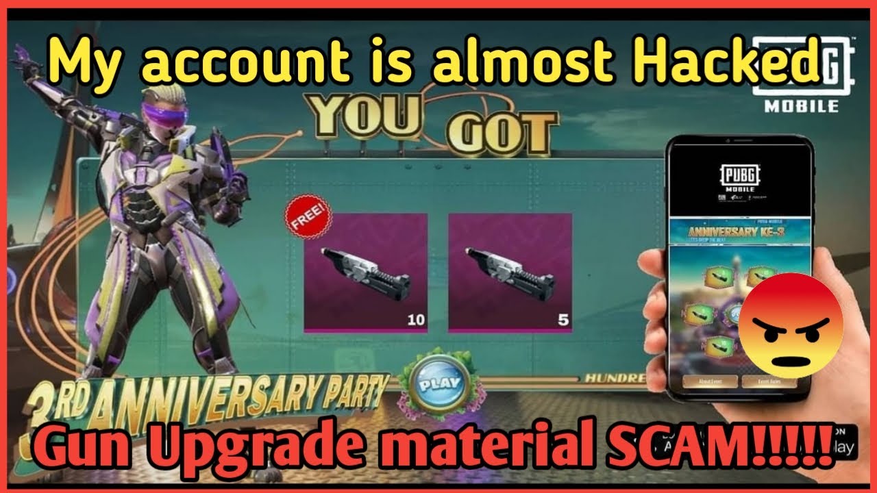 I also lost my Kr & Global accounts ||Free material scam|| - YouTube