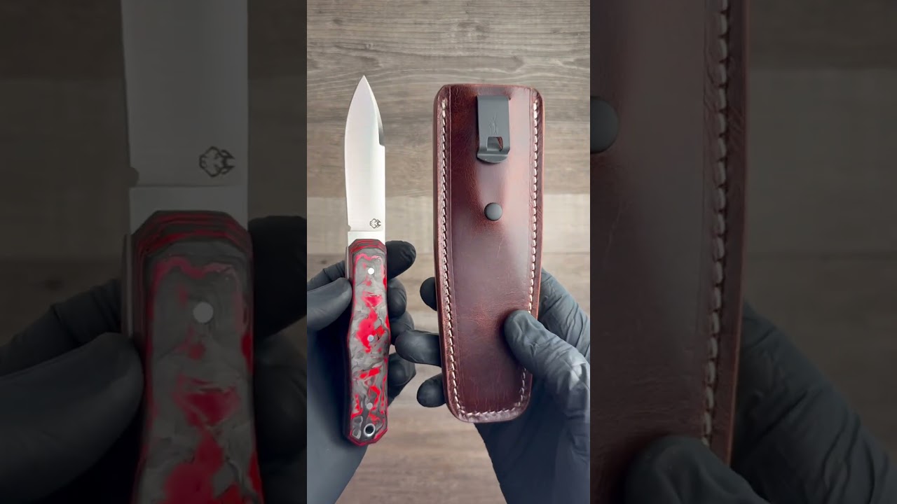 Vampire Hunter - Red Marble Carbon Fiber