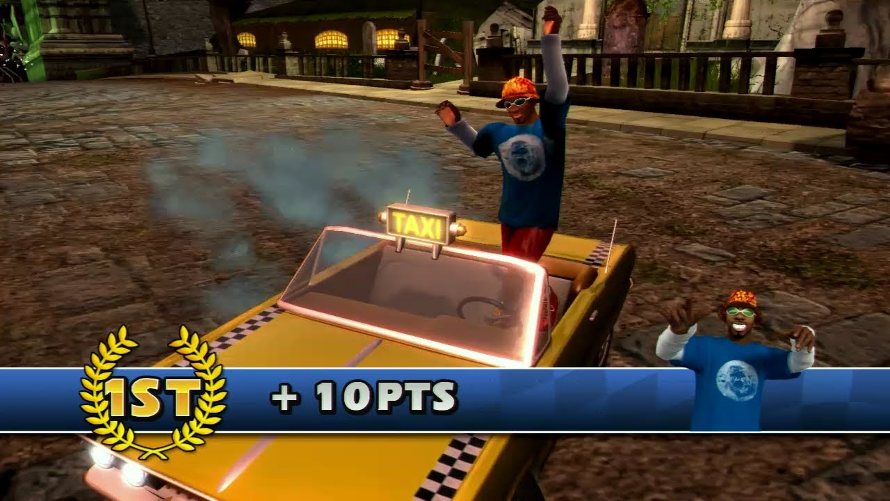 Sonic & Sega All-Stars Racing (PS3) B.D. Joe Racing In Graffiti