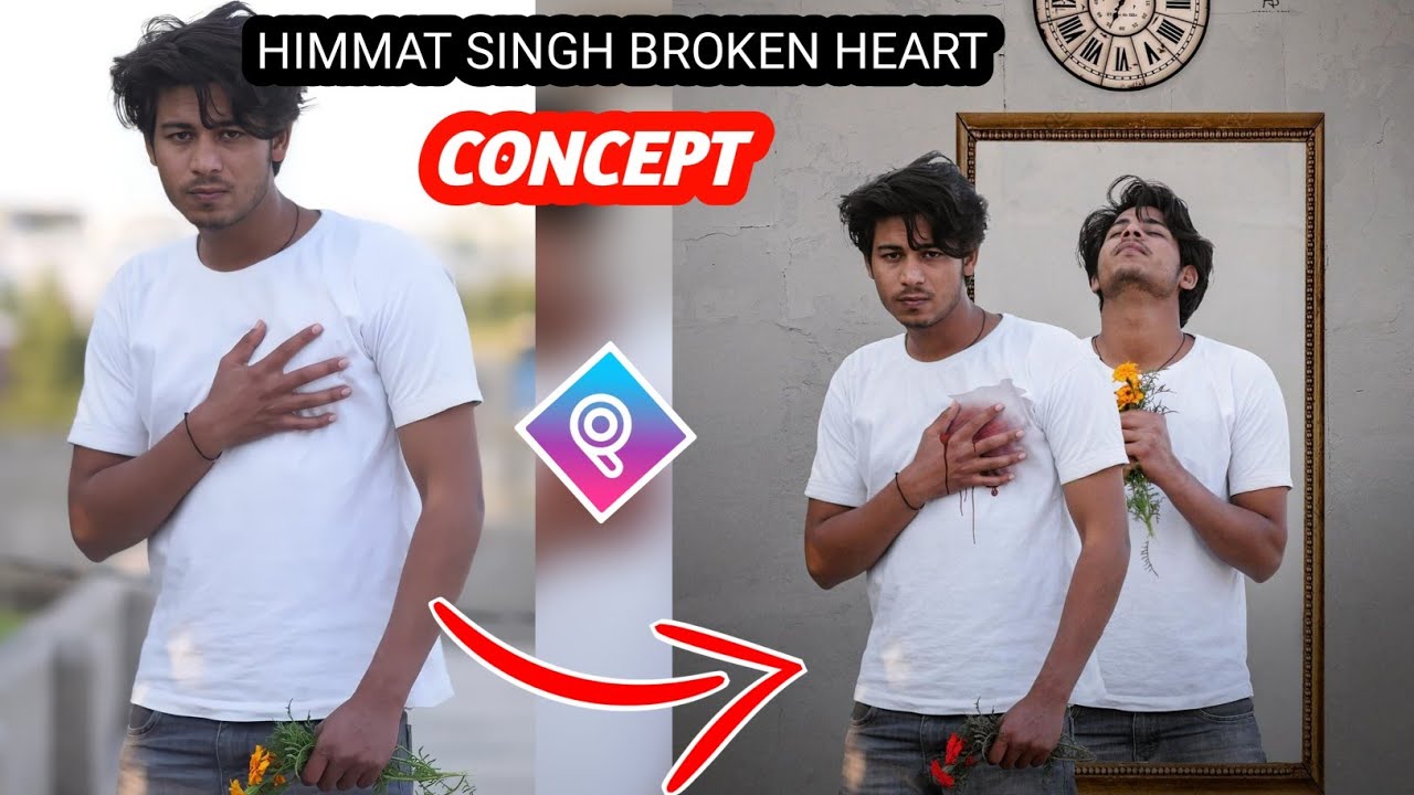 himmat singh new broken heart photo editing || himmat singh new photo editing || himmatsingh editing