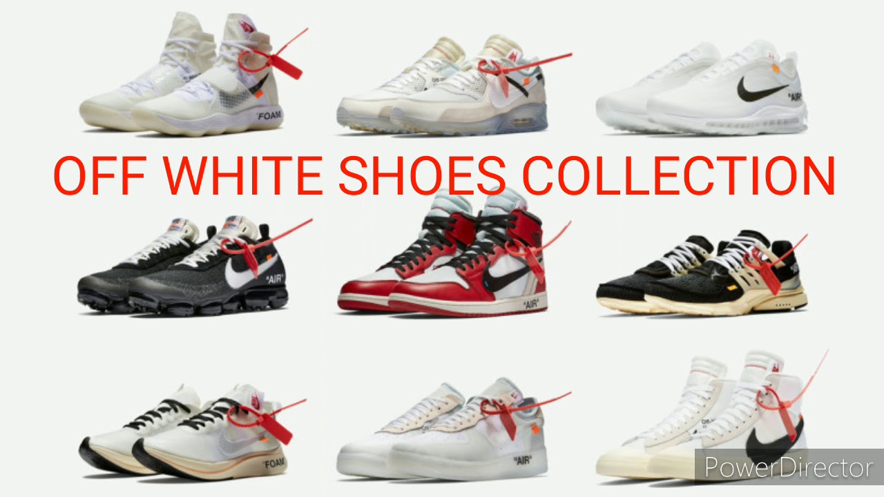 Off white shoes collection - YouTube