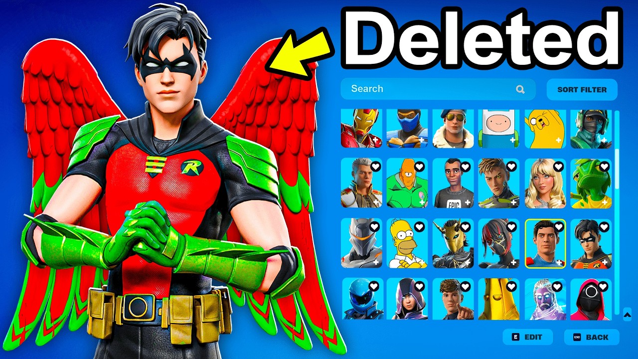 Deleting My Little Brother's Account & Surprising Him With A New One! (Fortnite)