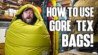 How To Use Gore-Tex Sleeping Bags (Do It Right or You'll FREEZE!) by CaptainBerz 1,677 views 7 months ago 2 minutes, 31 seconds