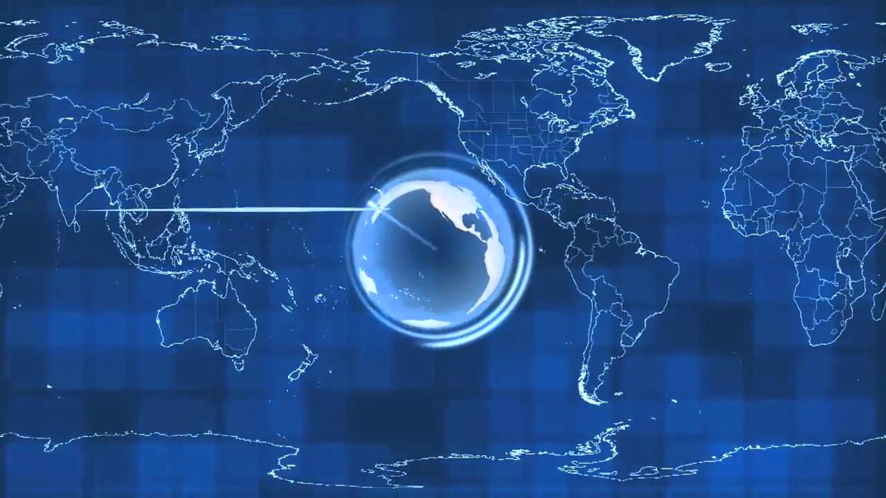 worldmap website background loop - YouTube