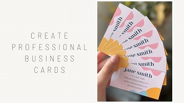 DIY Business Cards With Silhouette Cameo