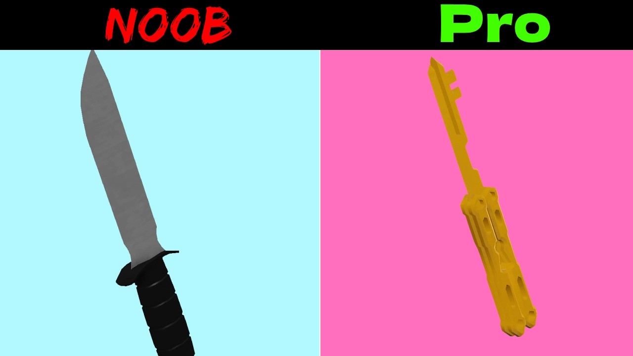 I Went From NOOB to PRO with Knife in Rivals