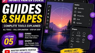 Infinite Painter Full Course #5 | Learn Guides & Shapes Like a Pro