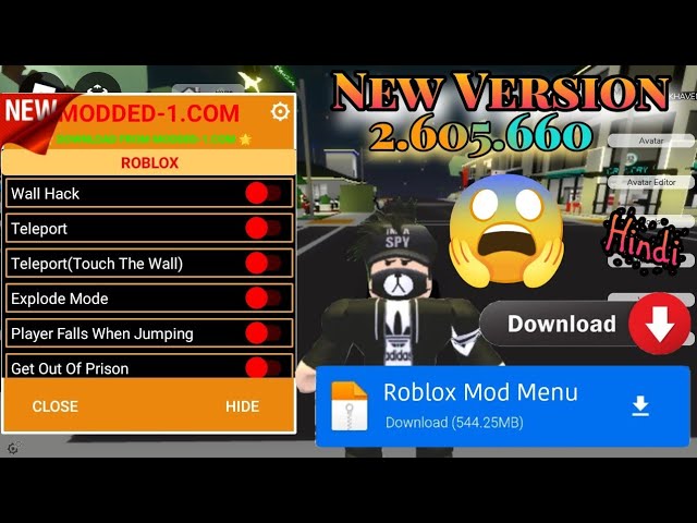 Roblox Mod Menu v2.582.400, Roblox Mod Apk 2.582 Media Fire Download