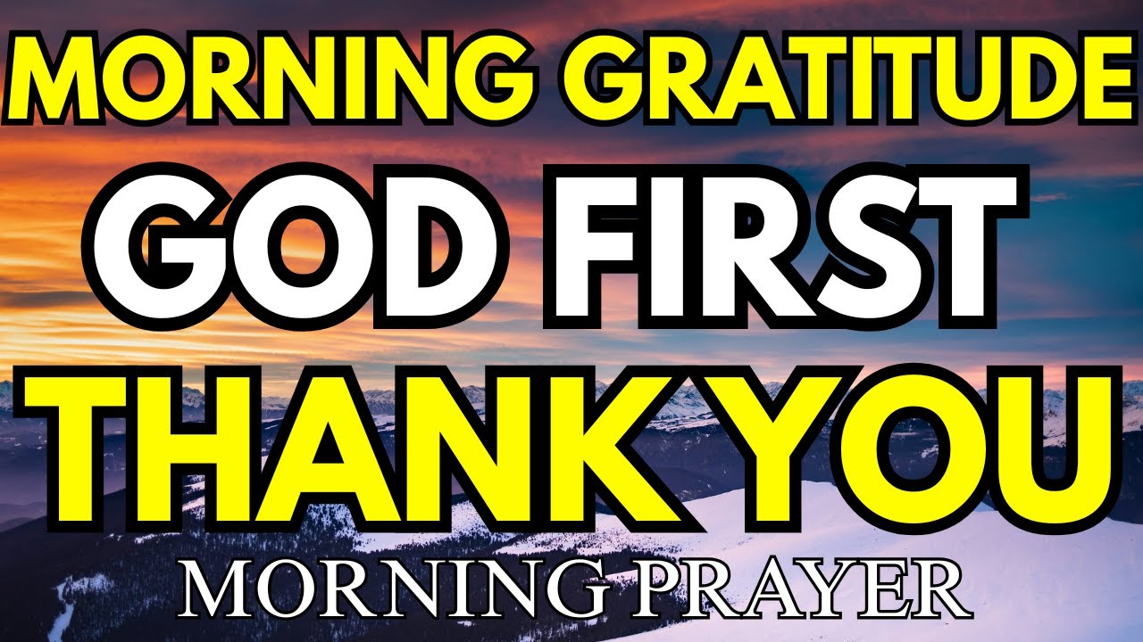 Thank You Lord for Waking Me Up Today  A New Day Gratitude Prayer