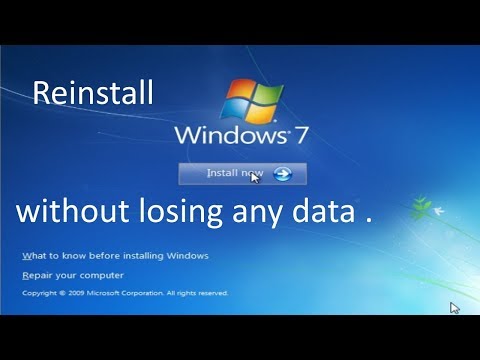 How to install Windows 7 Home without losing any data - (2020)