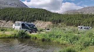Summit Lake Campground along the Alcan/Alaskan Highway