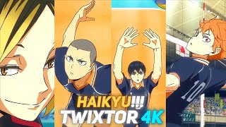 Haikyu trailer twixtor clips for edits 4k no warps