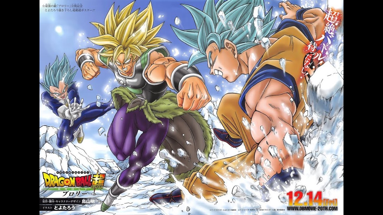 Dragon Ball Super - Broly Movie Runtime Revealed - YouTube