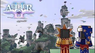 Sun and Moon VISIT THE NEW HEAVEN in Minecraft! Aether II Mod
