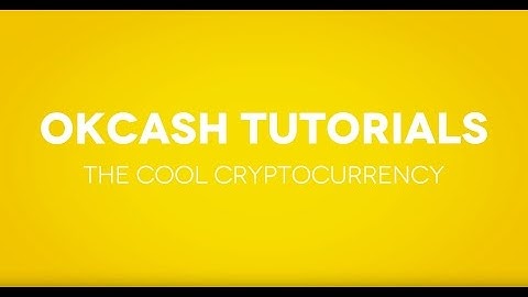 OK Tutorials How to install Okcash wallet on Windows Easy Installer