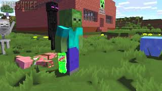 Monster School  BALDI'S BASIC TEMPLE RUN CHALLENGE   Minecraft Animation!!!