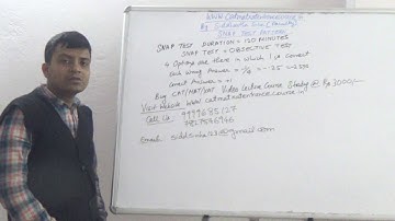 SNAP Syllabus And Pattern In English Part 2