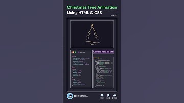 Christmas Tree Animation Using HTML & CSS #cssanimation #happynewyear