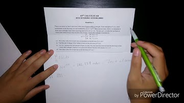 AP Calculus AB Free Response 2010 #1