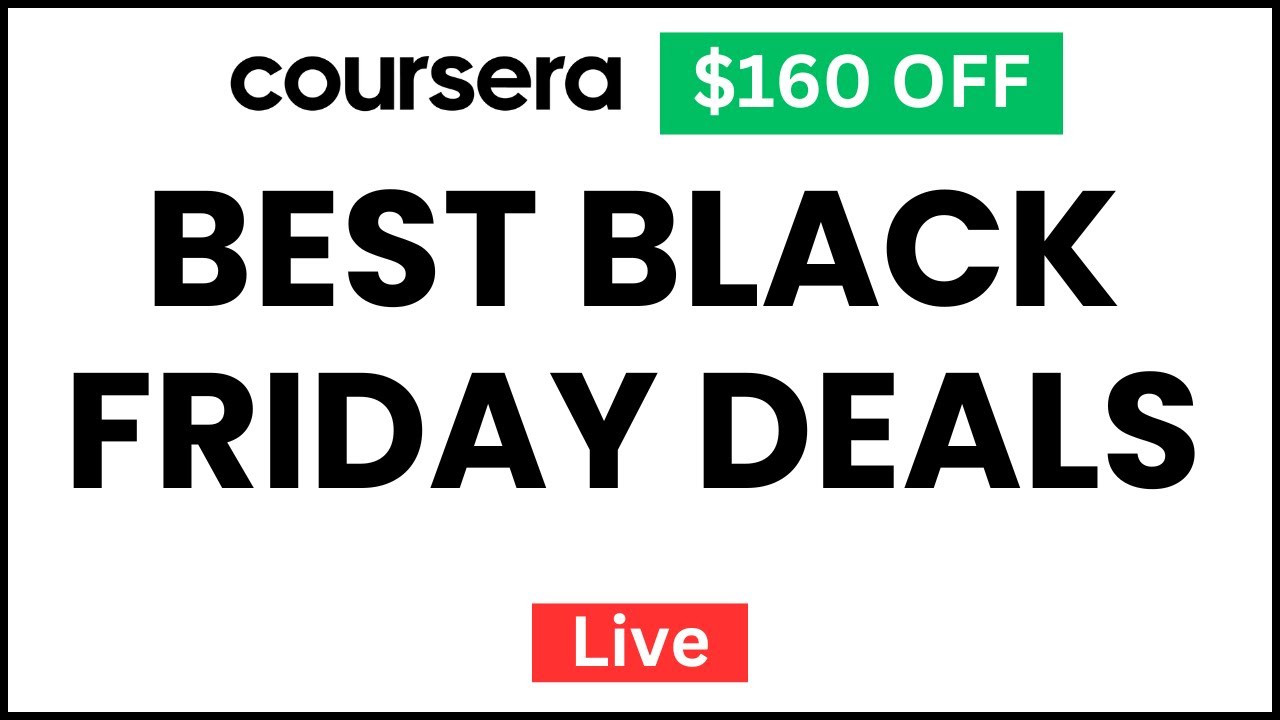 Coursera Cyber Monday Deals 2024 - $160 OFF - Best Course Making Software