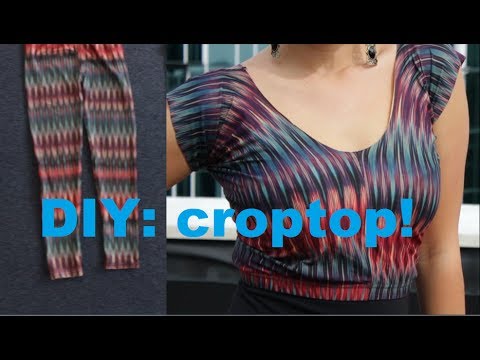 DIY Nederlands: van legging naar croptop! - DIY Nederlands - YouTube