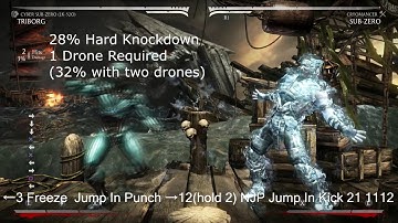 Mortal Kombat XL - Cyber Sub-Zero Corner Setups