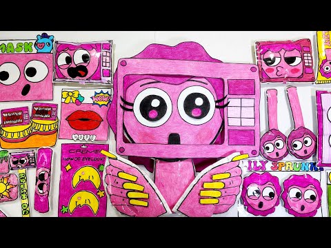 SPRUNKI: Lily Paper Squishy Blind Bag | Skincare + Makeup & Hair DIY