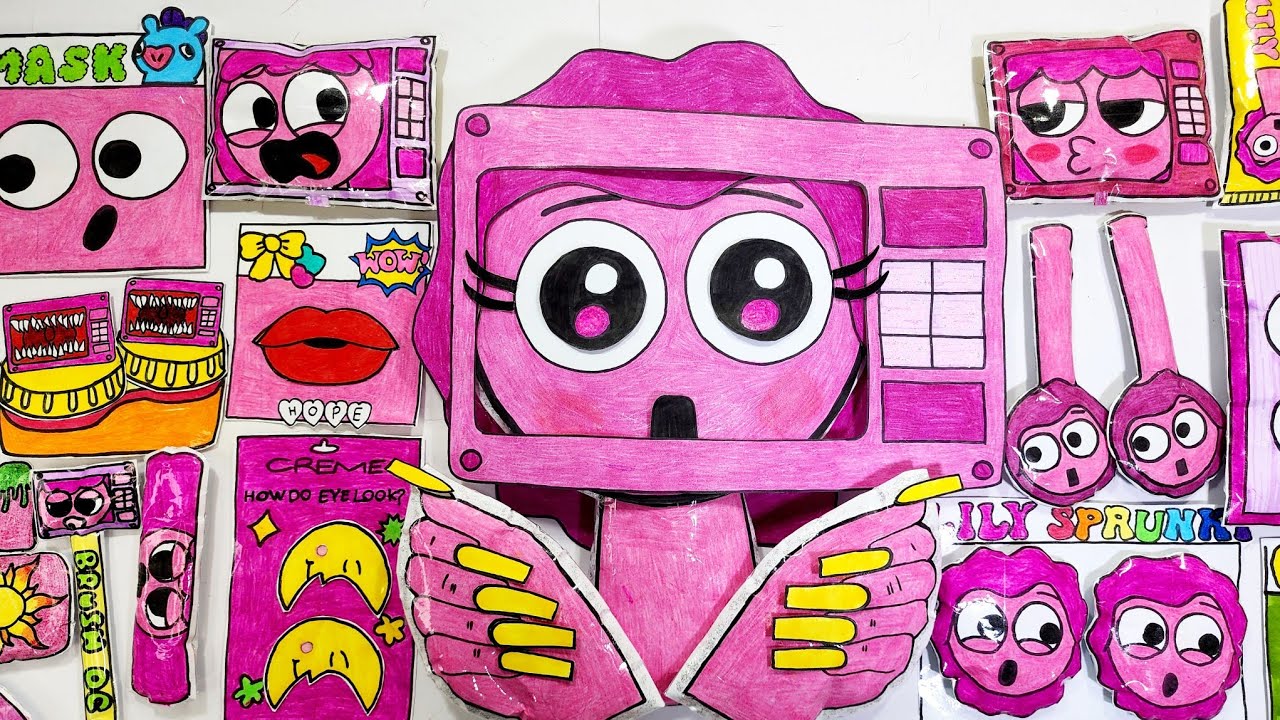 Sprunki Makeup Tutorial SPRUNKI: Lily Paper Squishy Blind Bag | Skincare + Makeup & Hair DIY ...