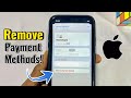 How to Remove Payment Method on iPhone!