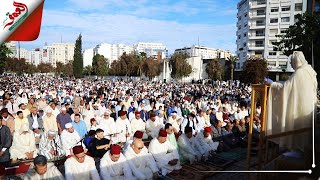 الآلاف يحجون الى مصلى السوريين بطنجة لأداء صلاة عيد الفطر