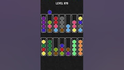 Ball sort puzzle level 979