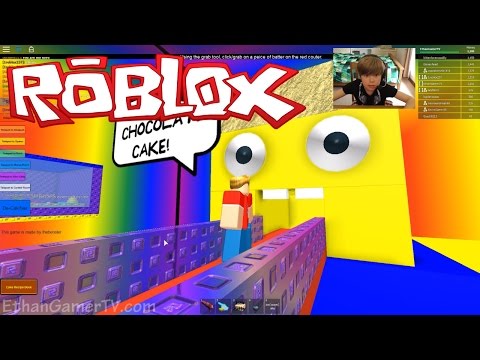 Make A Cake And Feed The Giant Noob Roblox Youtube