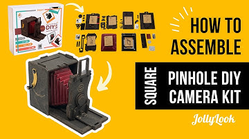 Assembling the Jollylook DIY Pinhole SQUARE Instant Film Camera Kit