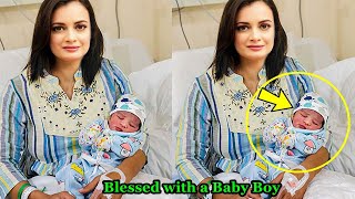 Dia Mirza Blessed with a Cute Baby Boy Avyaan within 5month of Marriage with Vaibhav Rekhi