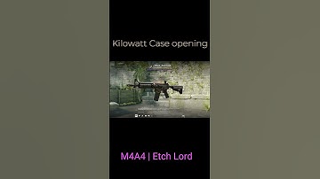 Kilowatt case opening i got M4A4 Etch Lord from the new case
