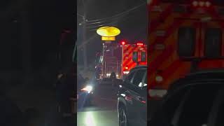 Baltimore County Fire Department Medic 13 Responding to a Medical from an MVC 12-21-25