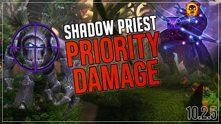 Shadow Priest Priority Target Damage Build - Dragonflight Mythic+