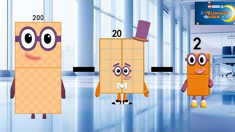 Numberblocks big to small squence subtraction | learn to count #mathsforkids #numberblocks