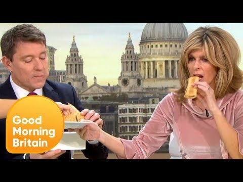 gmb-try-the-greggs-vegan-sausage-roll-|-good-morning-britain