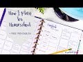 How I Plan for Homeschool + FREE PRINTABLES | A Wishful Plan