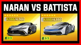 Asphalt 9 Naran Hyper Coupe VS Pininfarina Battista